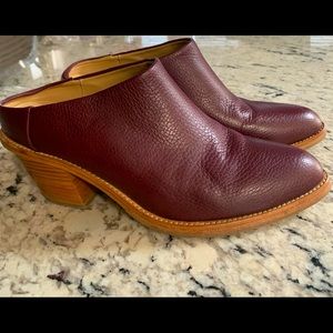 Poppy Barley Heeled Mule